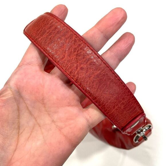 HOBO Red Leather Shoulder Bag - Picture 5 of 11